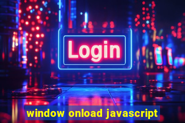 window onload javascript