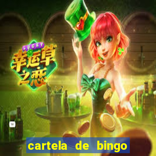 cartela de bingo pra imprimir