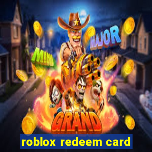 roblox redeem card