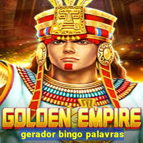 gerador bingo palavras