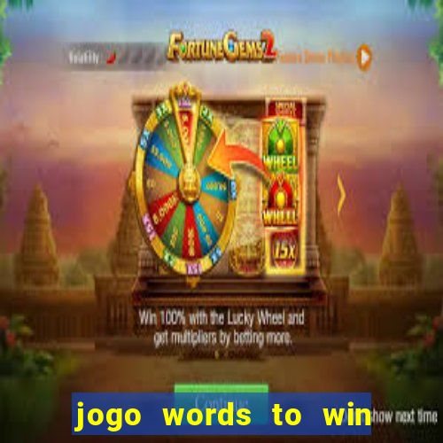 jogo words to win paga mesmo