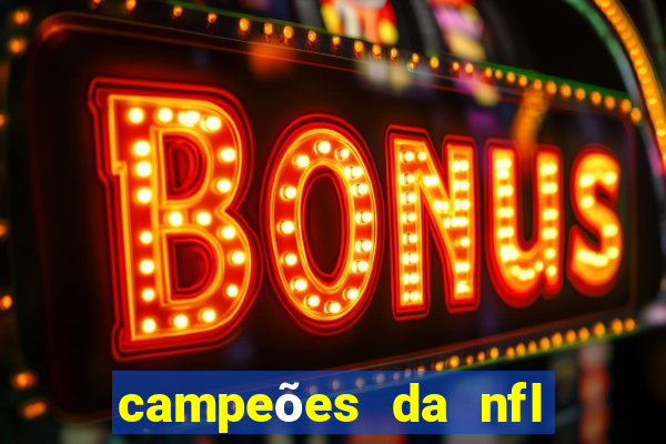 campeões da nfl desde 1920