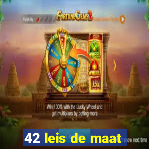 42 leis de maat