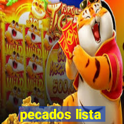 pecados lista