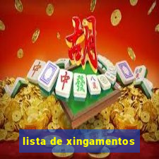 lista de xingamentos